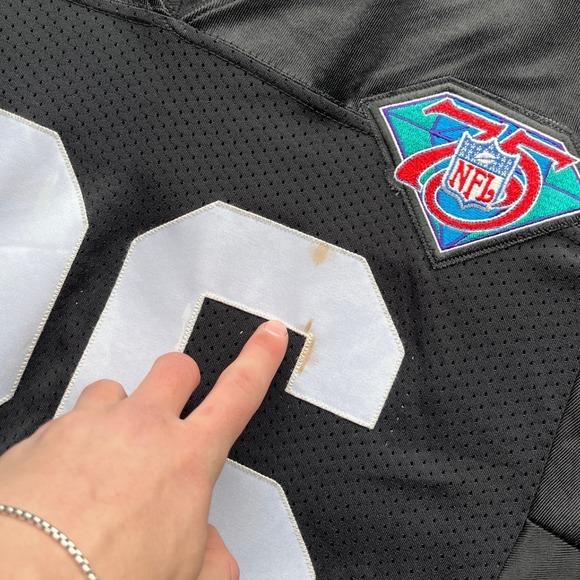 Vintage Russell Athletic Pittsburgh Steelers Rod Woodson 26 NFL Jersey Black 40 - Picture 7 of 10